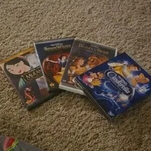 Disney Classic Animated DVD Set - Black, Blue, Yellow Covers
